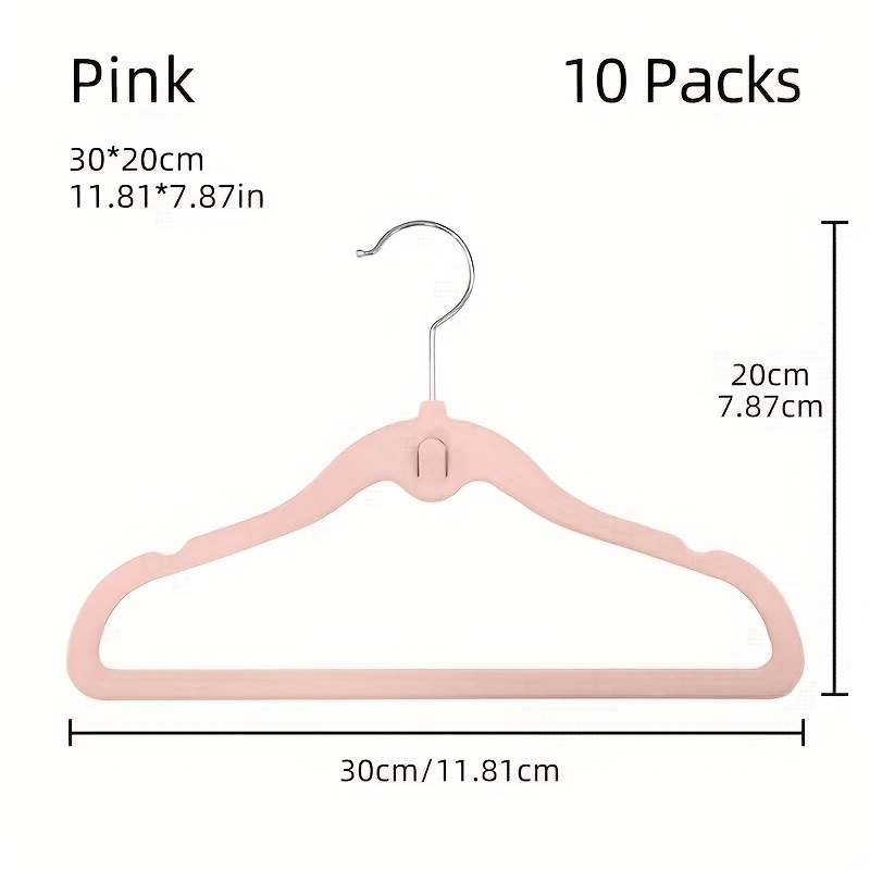 Kids Coat Hanger 30 Pack - Pink