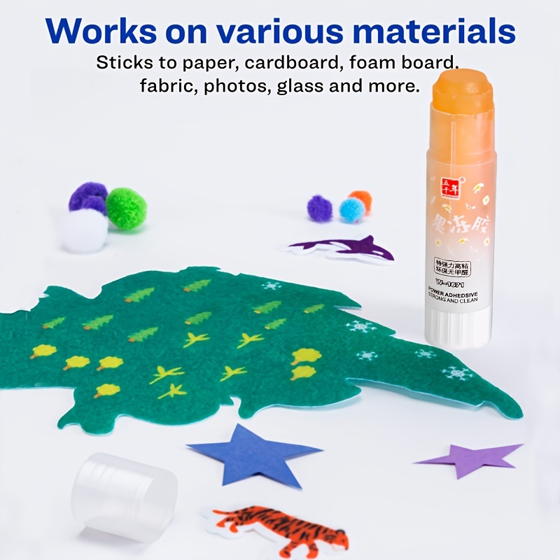 1pc Random Creative Cartoon-shaped High Viscosity Solid Glue, Diy Craft  Material