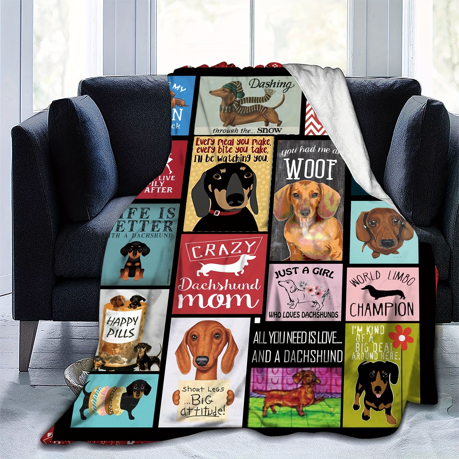 Weenie clearance dog blanket