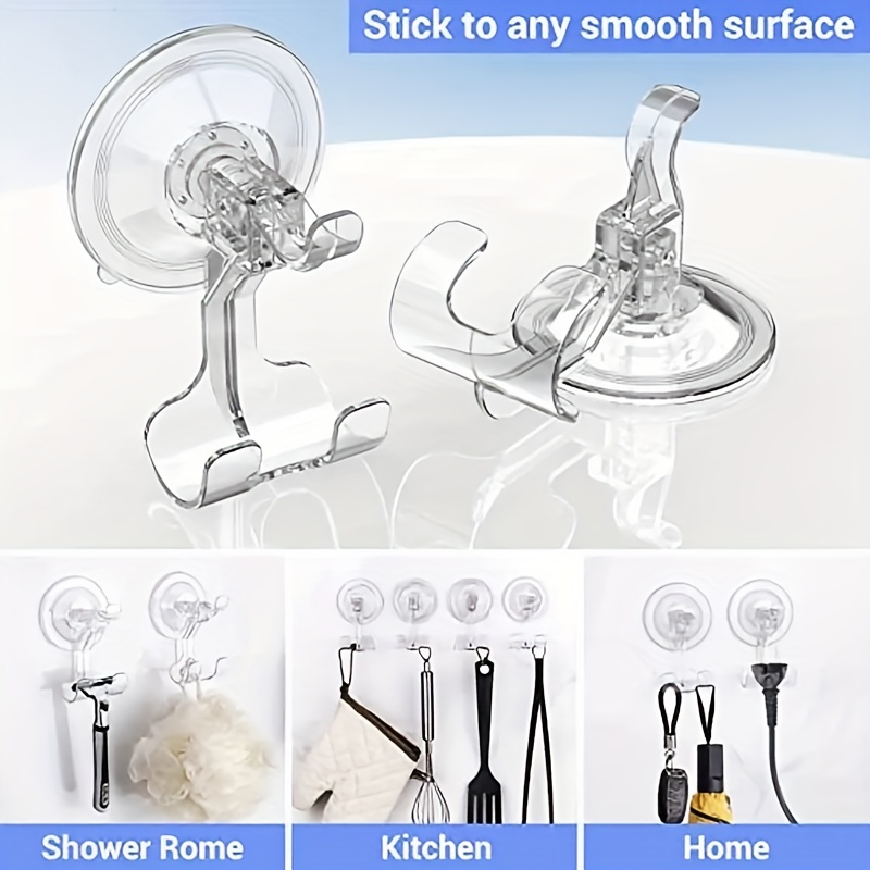 Waterproof Suction Cup Hook Removable Shower Hooks For - Temu