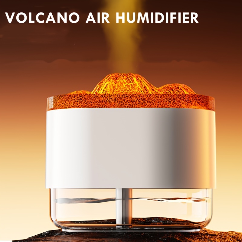 Humidificador de aire de chimenea simulada, difusor de aceite aromático con  efecto de llama, pulverizador de niebla, purificador de aire, novedad de  2023 - AliExpress