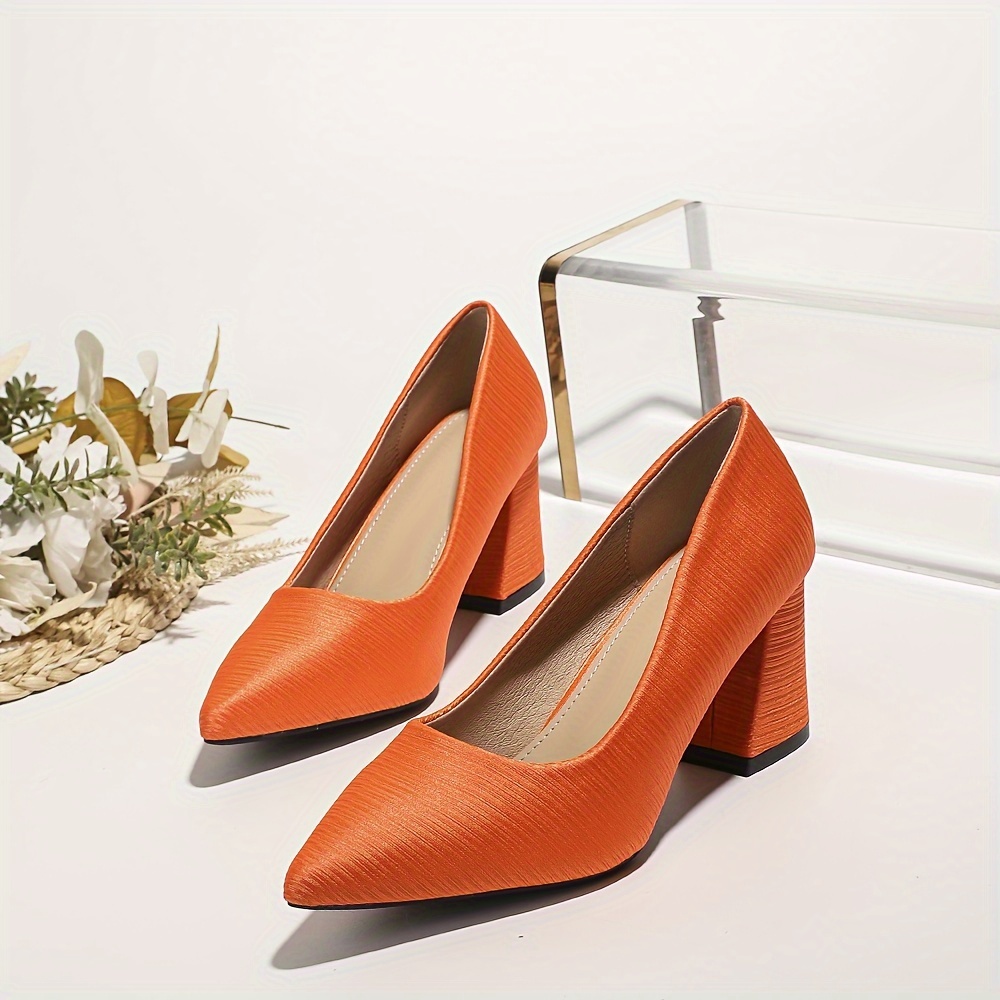 Office on sale orange heels