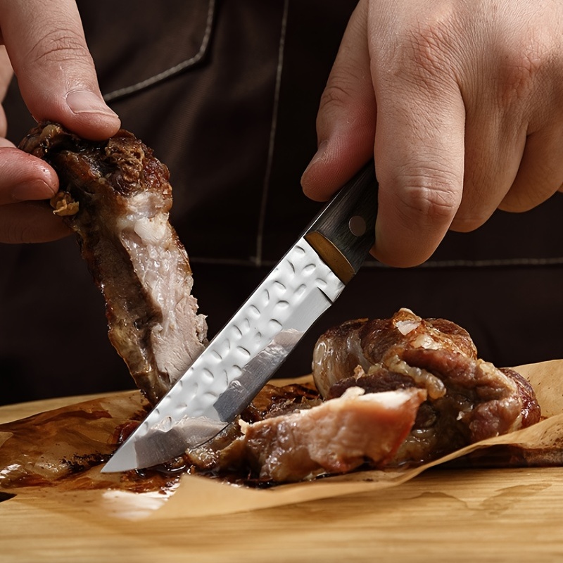 Mongolian hand meat knife, sharp meat eating small knife, outdoor