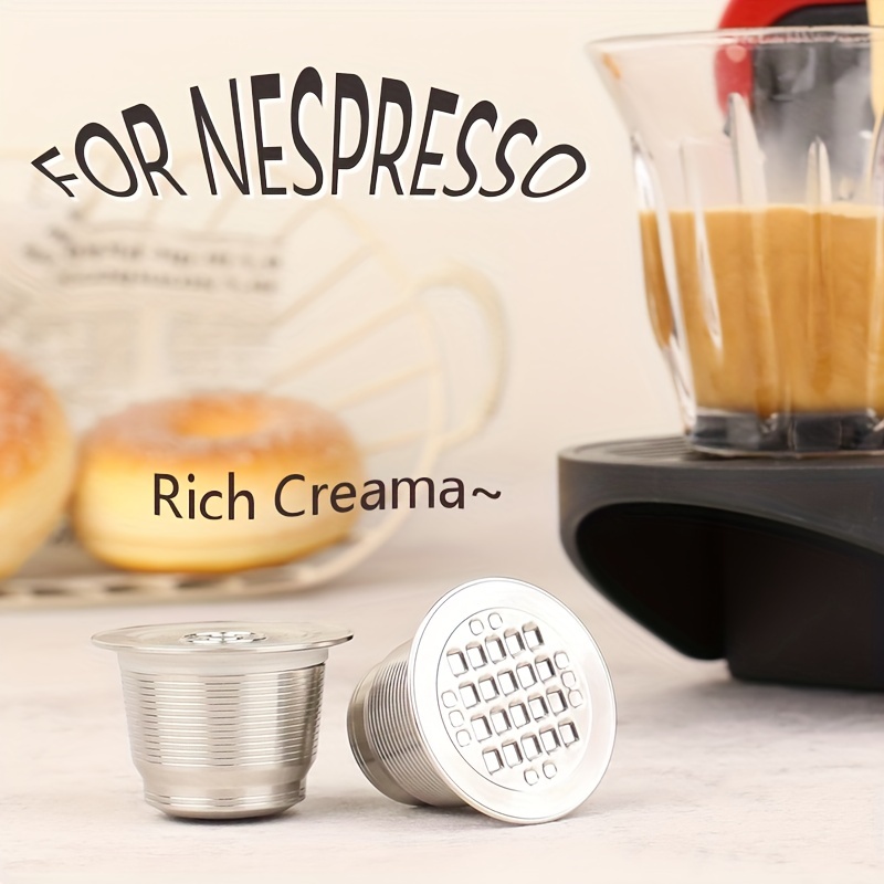 Reusable Coffee Capsules for Nespresso Machine, Stainless Steel