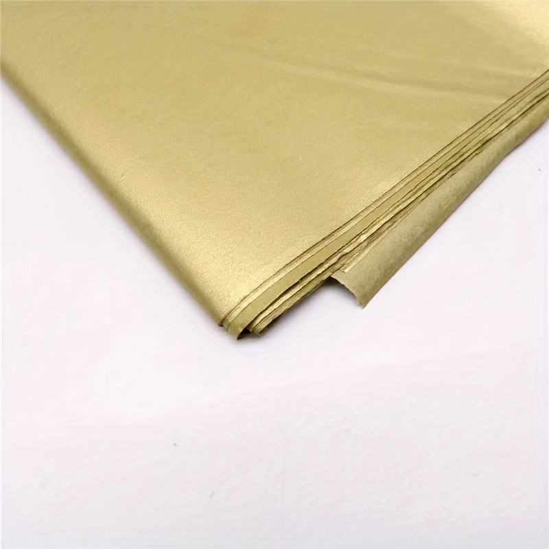 Metallic Tissue Paper Bulk Golden Rose Golden Silvery Gift - Temu