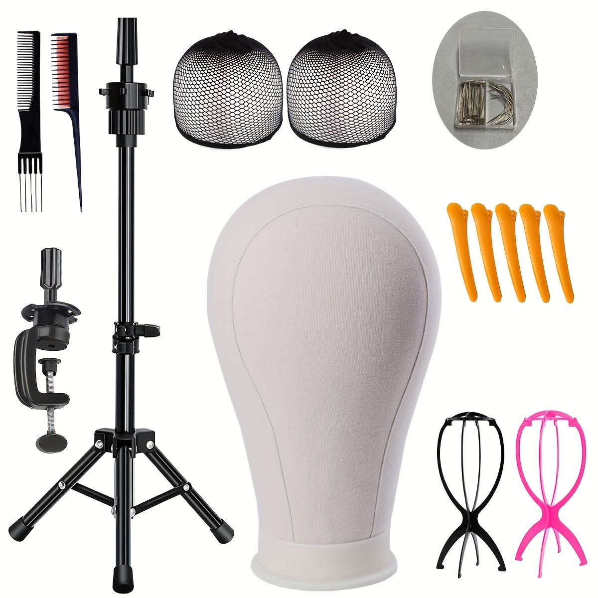 Adjustable Wig Stands For Wigs Wig Stand For Head For Styling Wigs