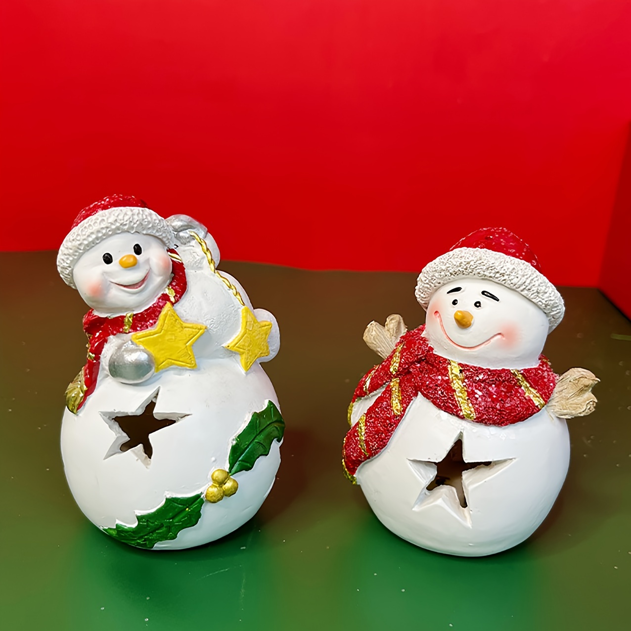 Salt and Pepper Shakers Light up Christmas Ornament Christmas Decorations 