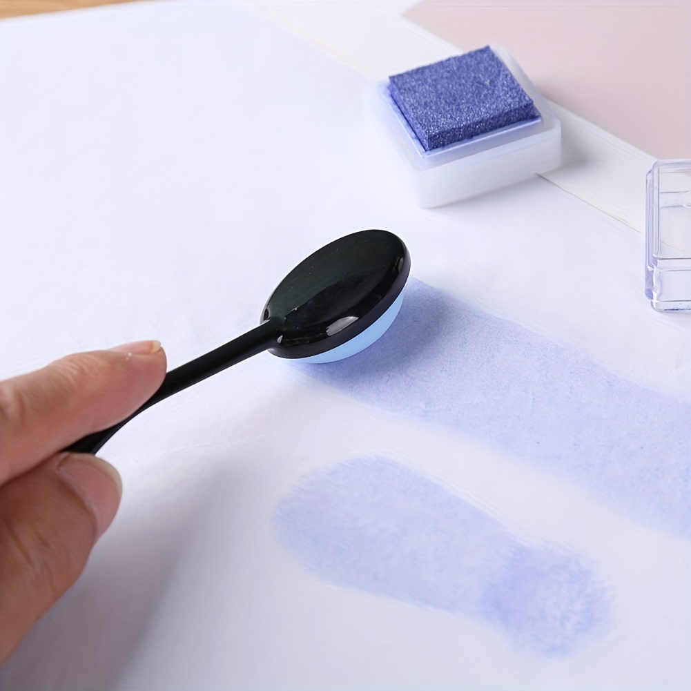 Ink Blending Brush Soft Drawing Painting Brushes Flat Kit - Temu