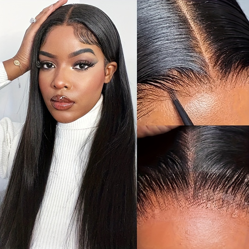 Wear Go Glueless Wigs Human Hair Pre Plucked Pre Cut - Temu