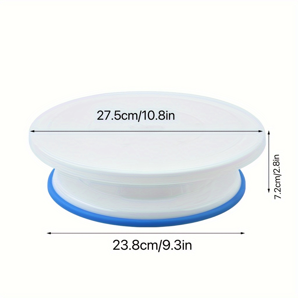 Plastic Cake Turntable Non slip Rotating Cake Display Stand - Temu