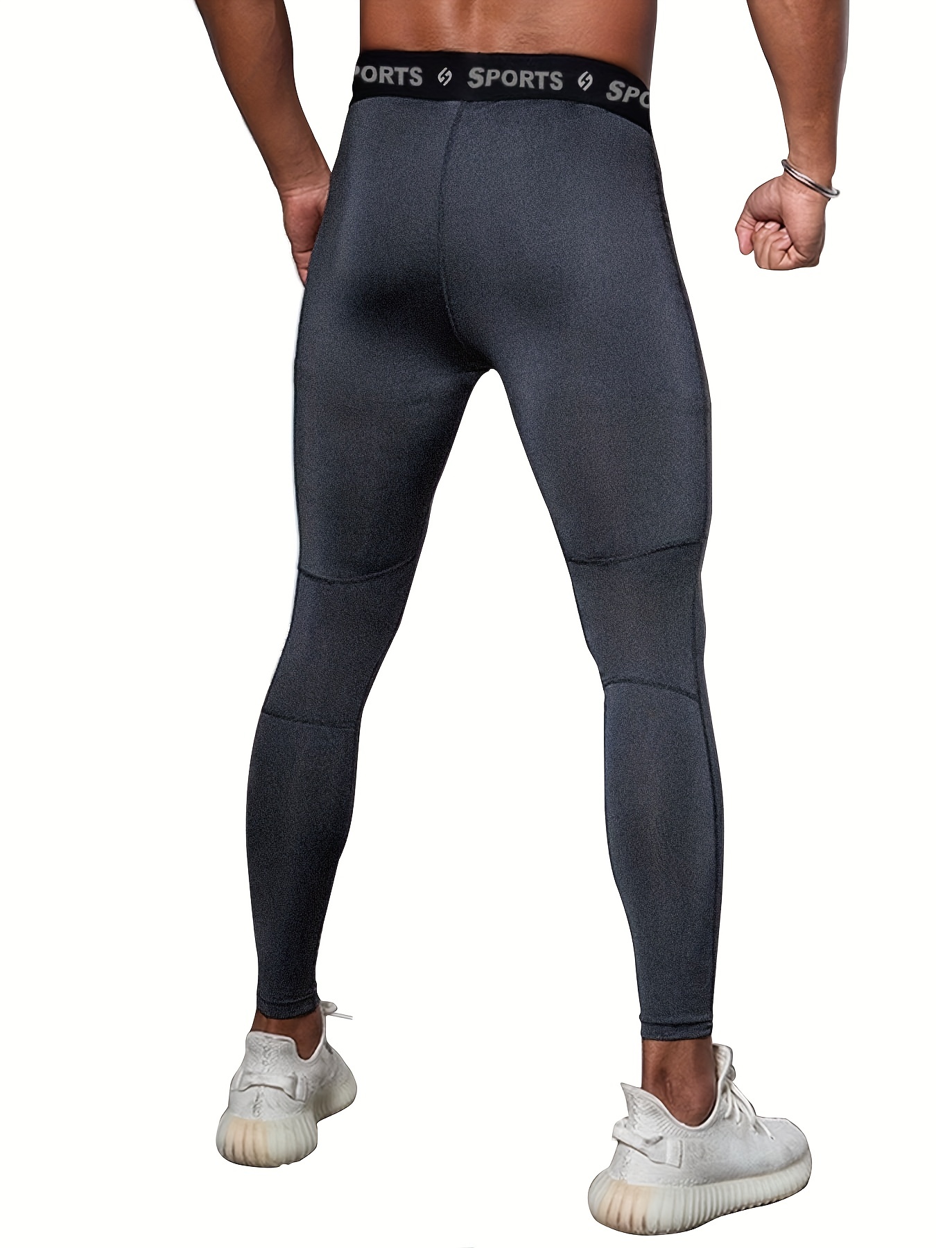 plus size men's compression leggings fit letter Temu Australia