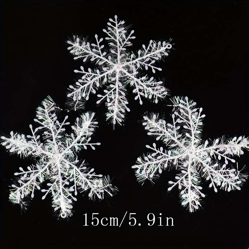 Christmas Snowflake String Decoration Christmas Tree - Temu