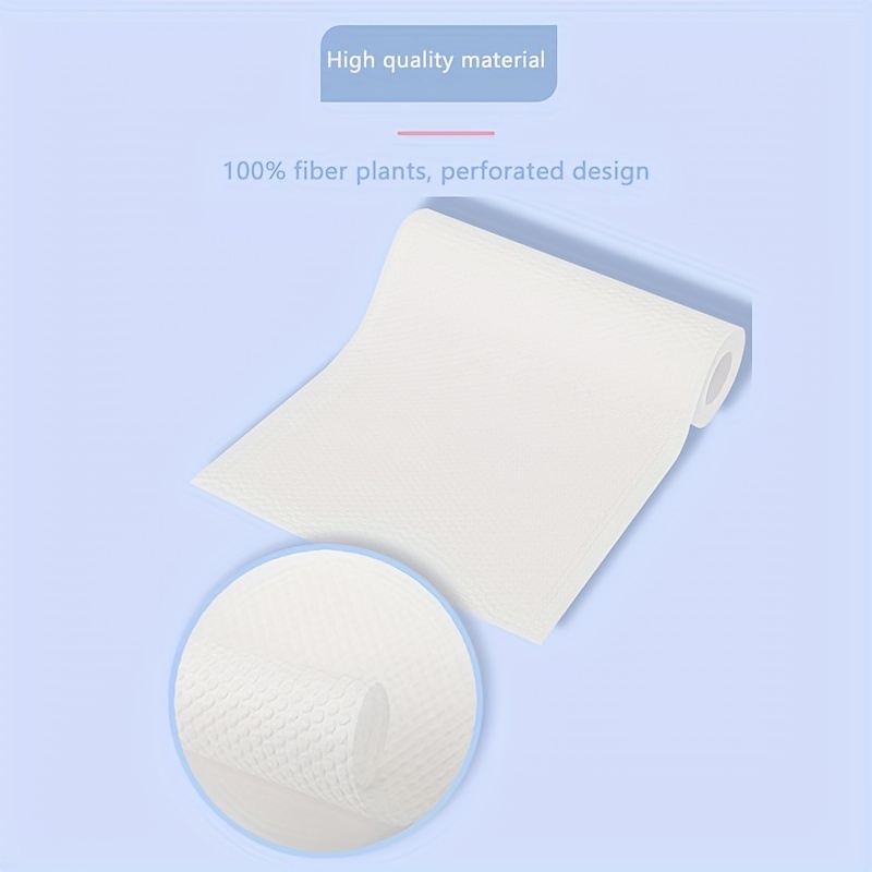 Disposable Perforated Lazy Rag Non Woven Kitchen Cleaning Cloth Rolls