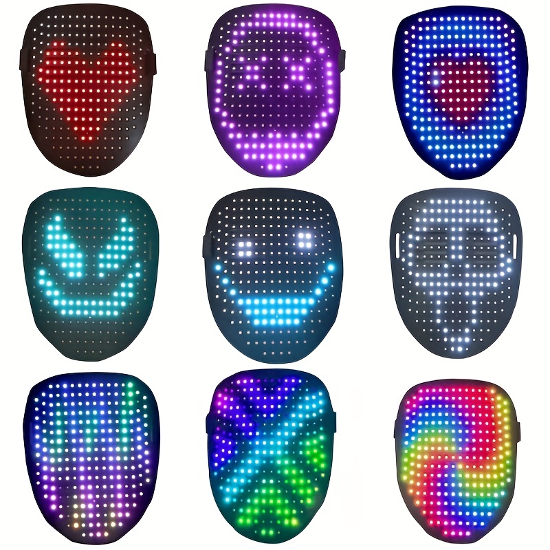  Led Mask With Face Transforming -Bluetooth App