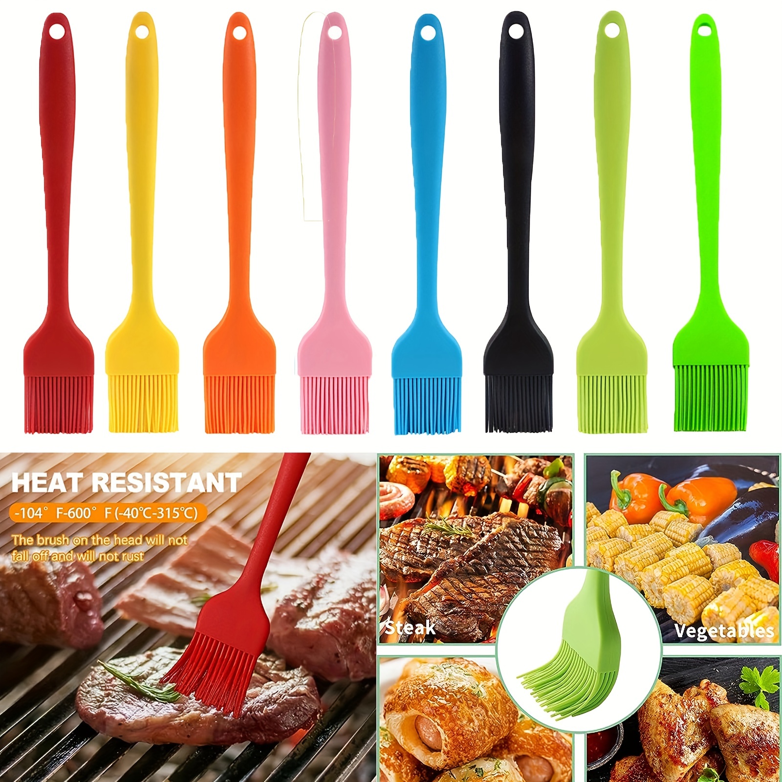 Silicone Basting Pastry Brushes  Silicone Kitchen Accessories