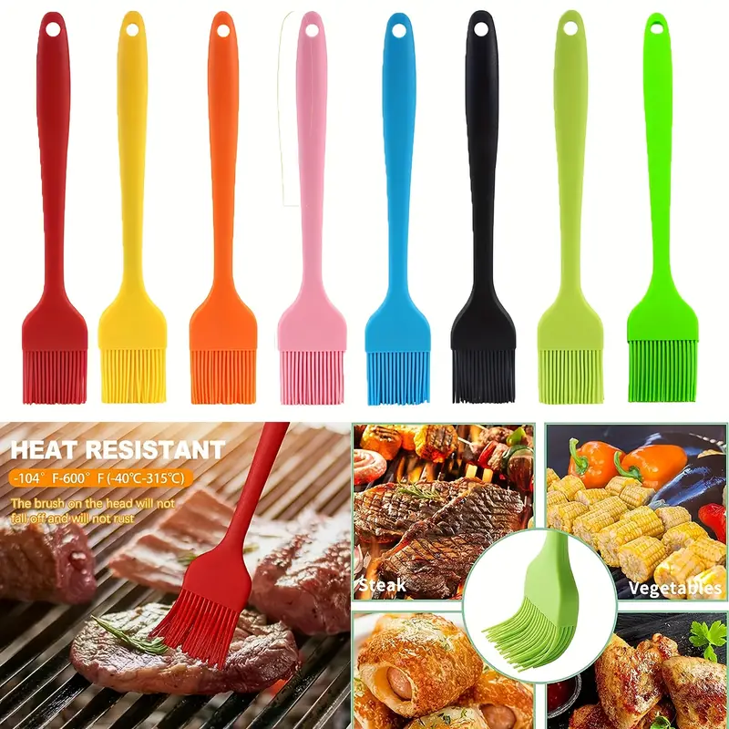 Silicone Basting Pastry Brush Cooking Brush For Oil - Temu