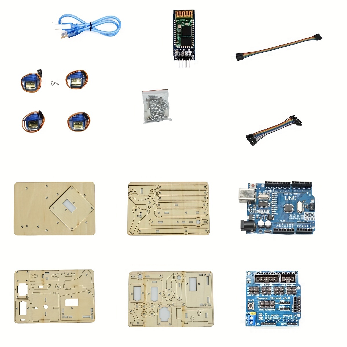 KIT bras robot 4DOF COMPLET pour arduino