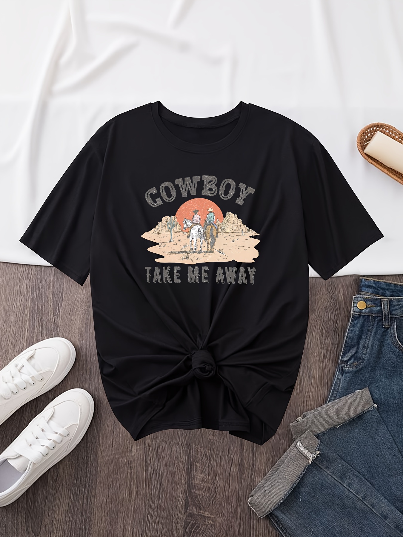 Plus size cowboy on sale shirts