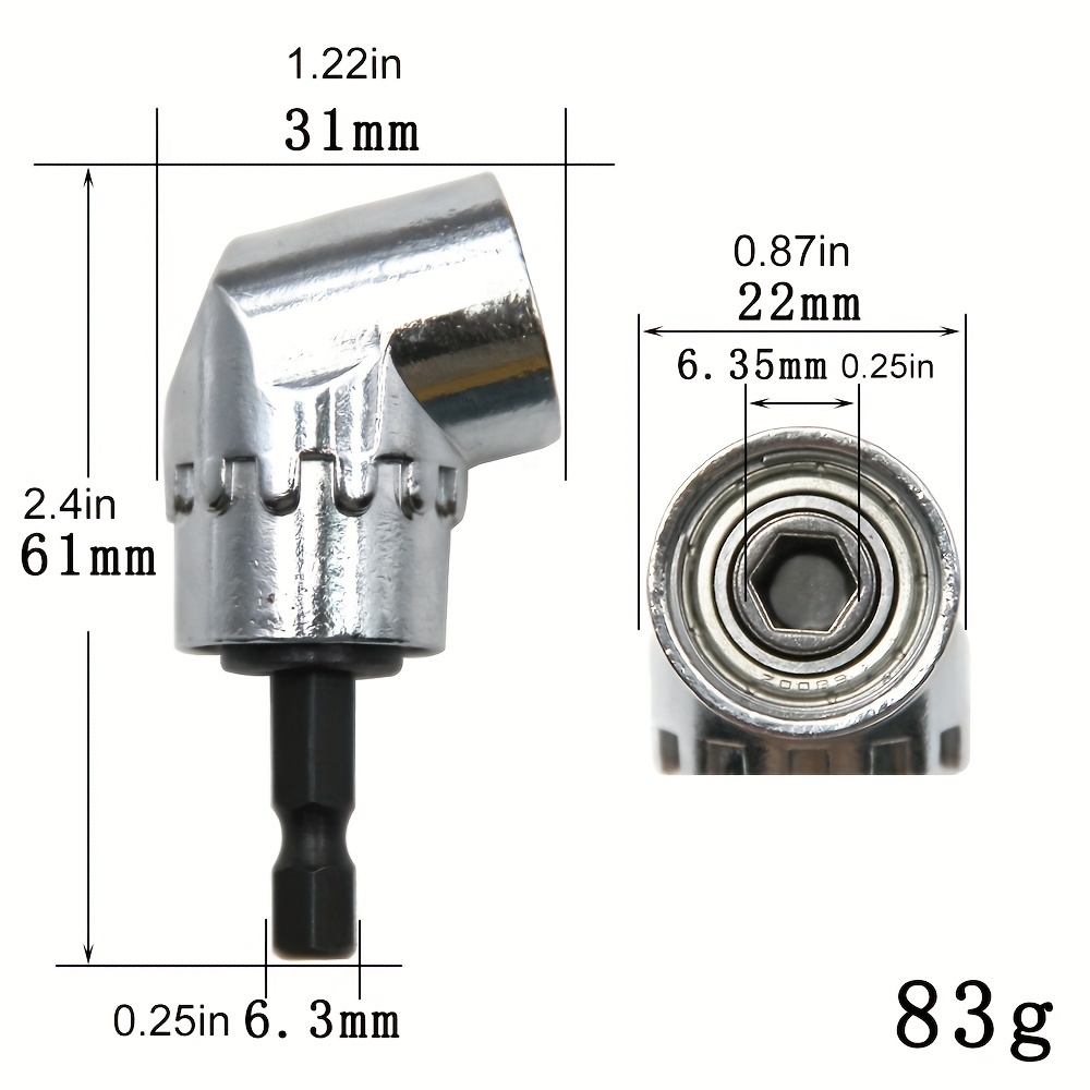 1/4 6 Extension Hex Drill Bit Screwdriver Socket Holder Adaptor