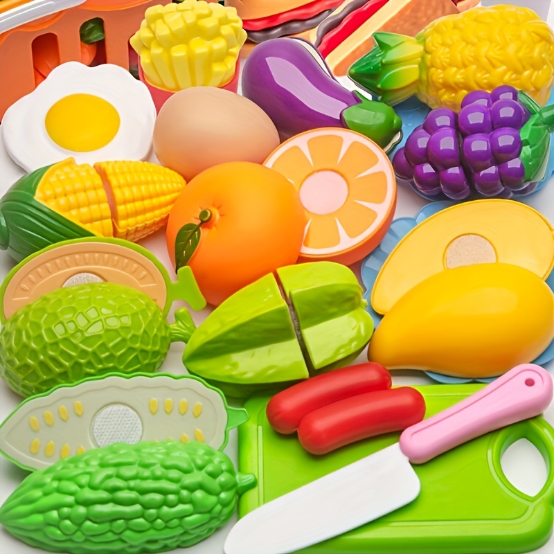 Fruit Cutting And Chopping Toys Simulation Vegetable Fruit - Temu