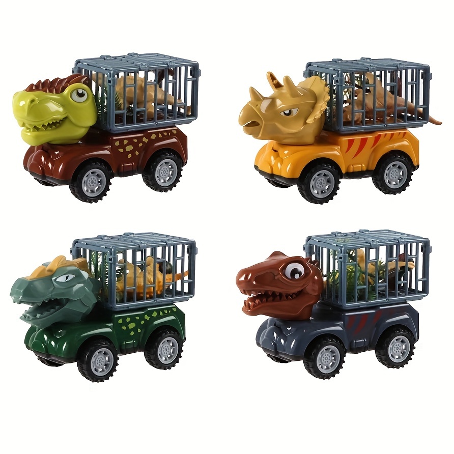 

Dinosaur Truck, Dino Truck Transport Car Carrier Truck With Dinosaur Toys, T Rex Transporter Friction Powered Cars, Boy Dinosaur Toys, Dino Car Playset Toys