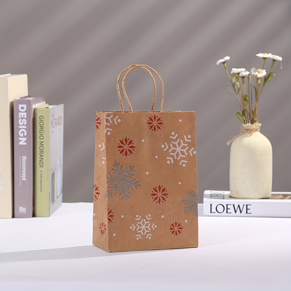 5pcs Kraft Paper Bags craft bags Wedding Birthday New Year Party