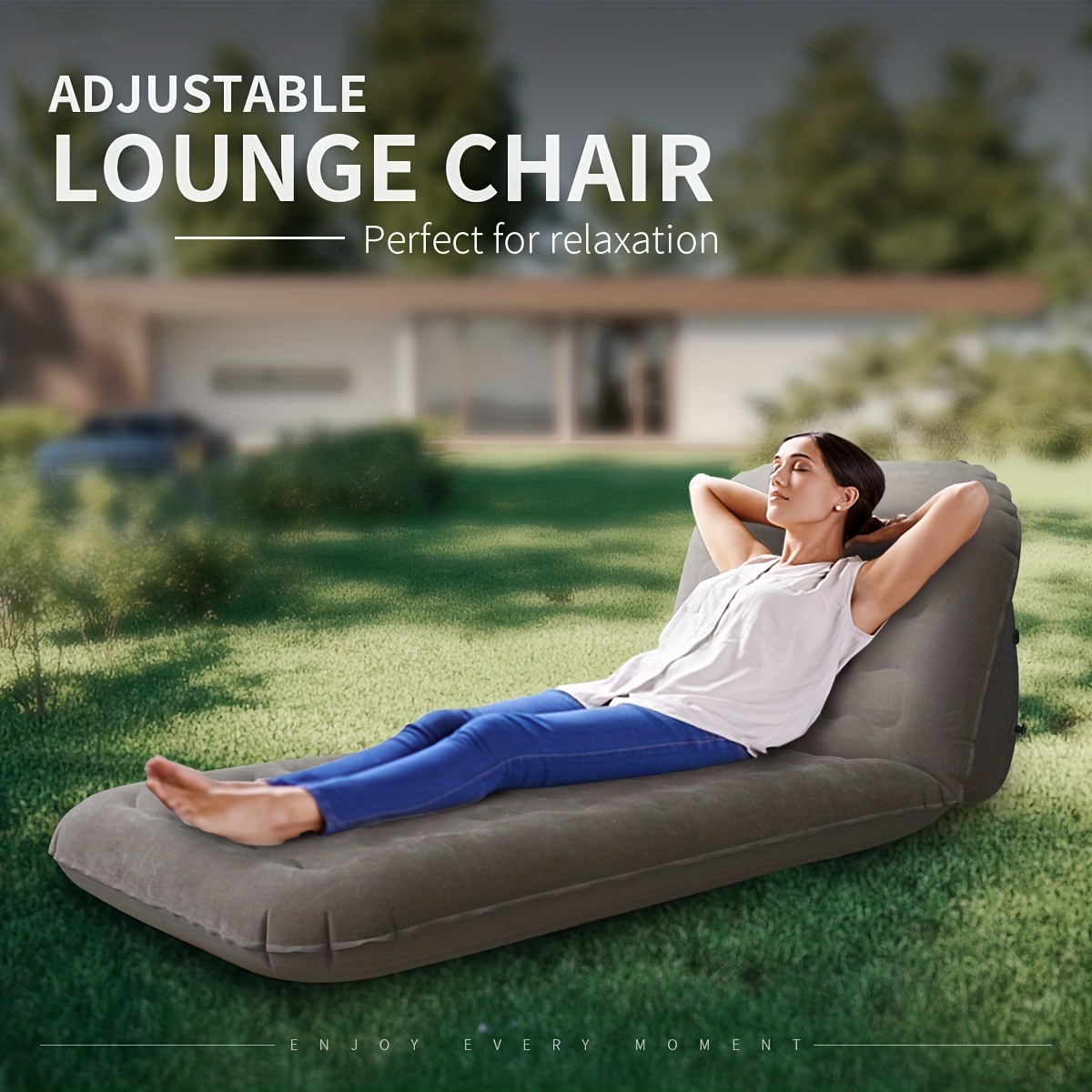 Inflatable store recliner chair