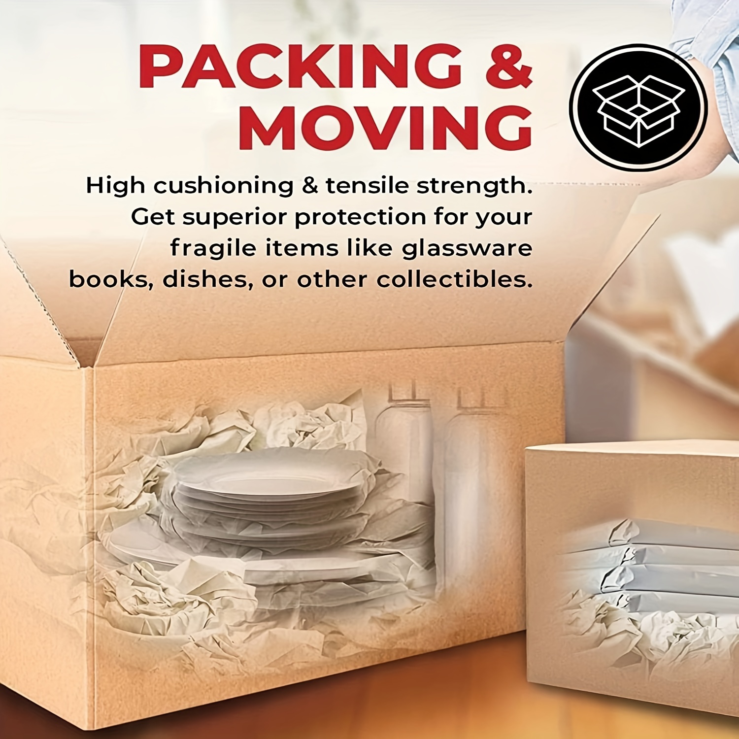 uBoxes 100 lbs of Newsprint Paper Packing Shipping Moving Paper