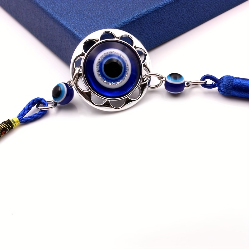 Peach Heart Eye Pendant Tassel Devil's Eye Men's Accessory
