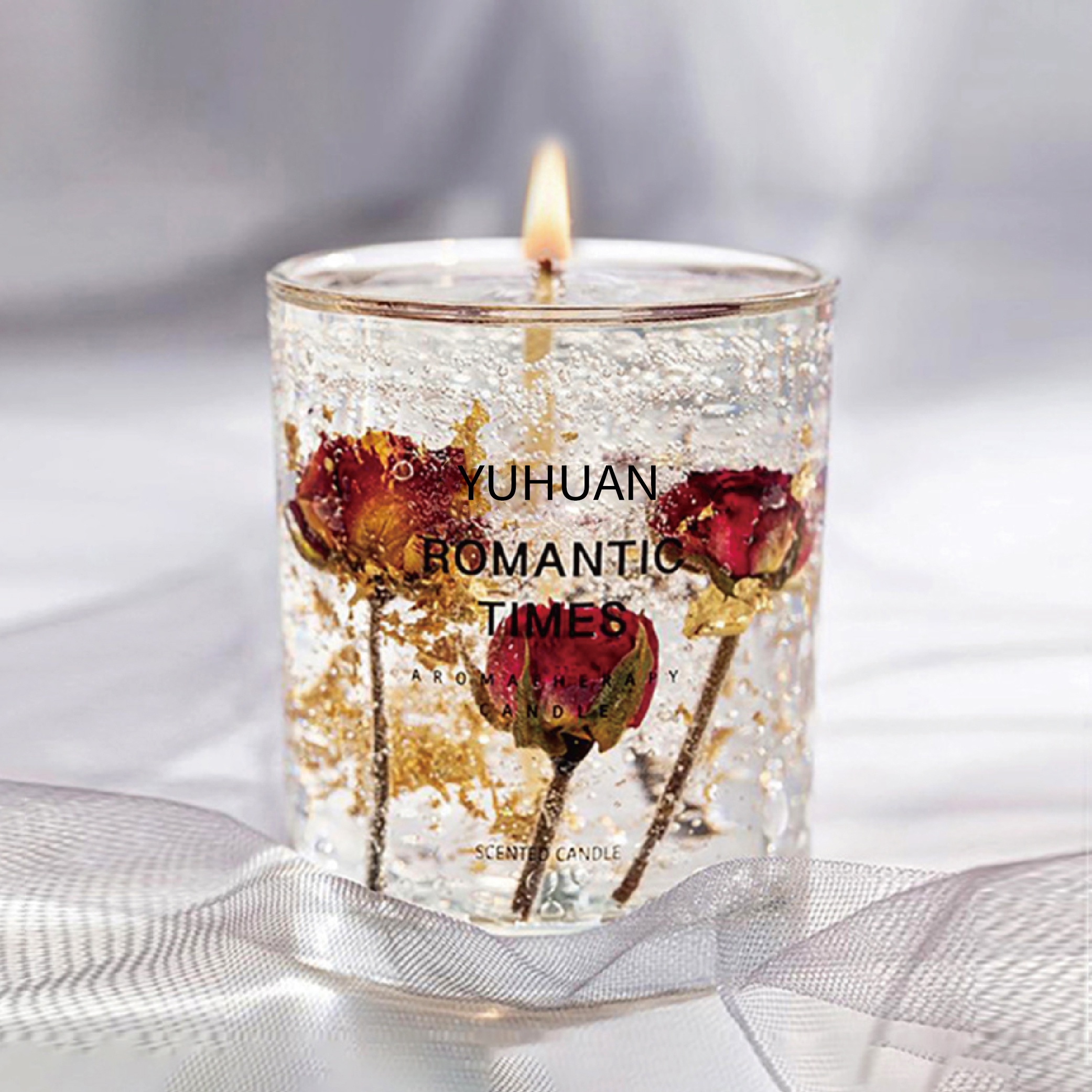 1pc Bougies Parfumées Romantiques Bougie Parfumée À La Cire - Temu