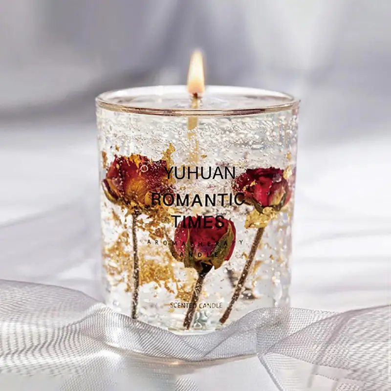 1pc Bougies Parfumées Romantiques Bougie Parfumée À La Cire - Temu France