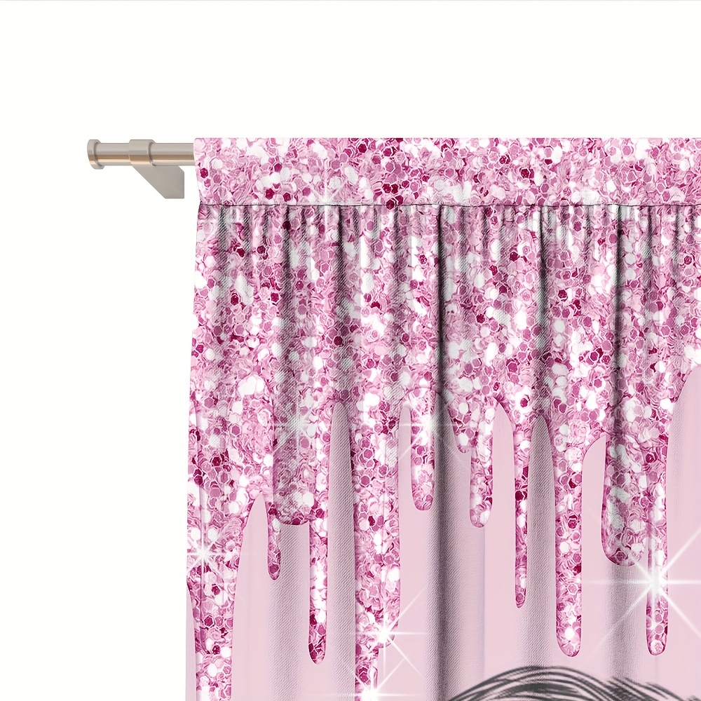 loyaltyer Tenda Oscurante Ciglia Rosa Tende Camera da Letto