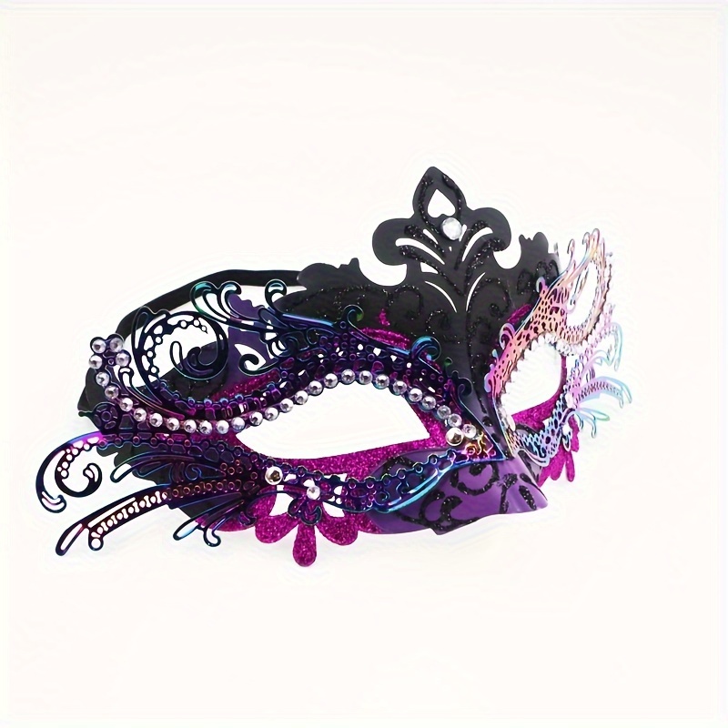 Metal Inlaid Diamond Phoenix Tail Mask Costume Rhinestone - Temu