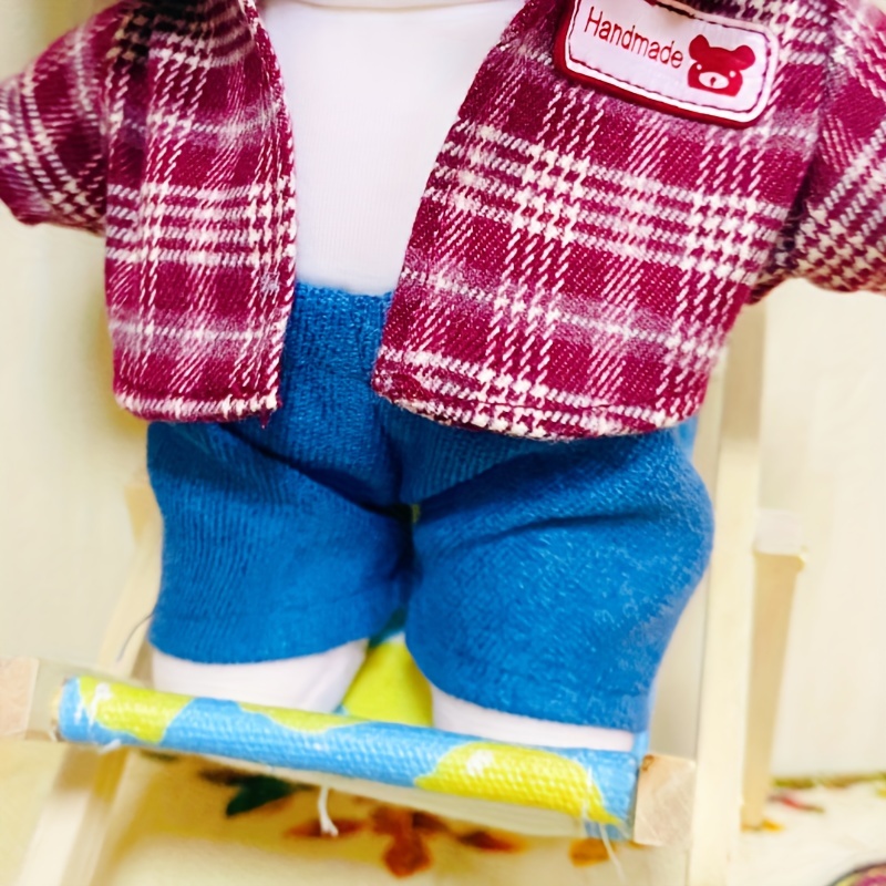 Cartoon Plush Doll Clothes and Accessories Set