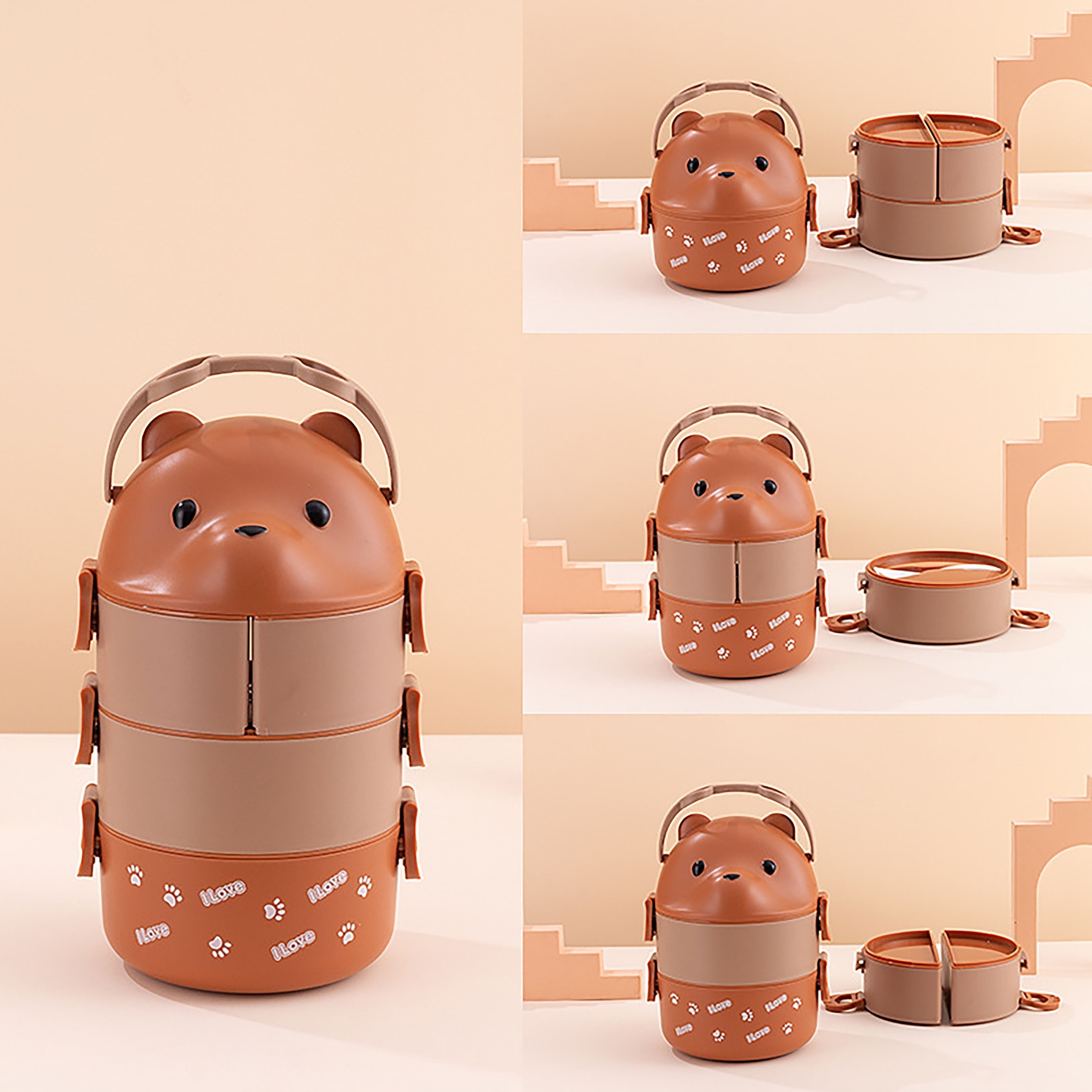 Cartoon Lunch Box for Teens and Workers at School