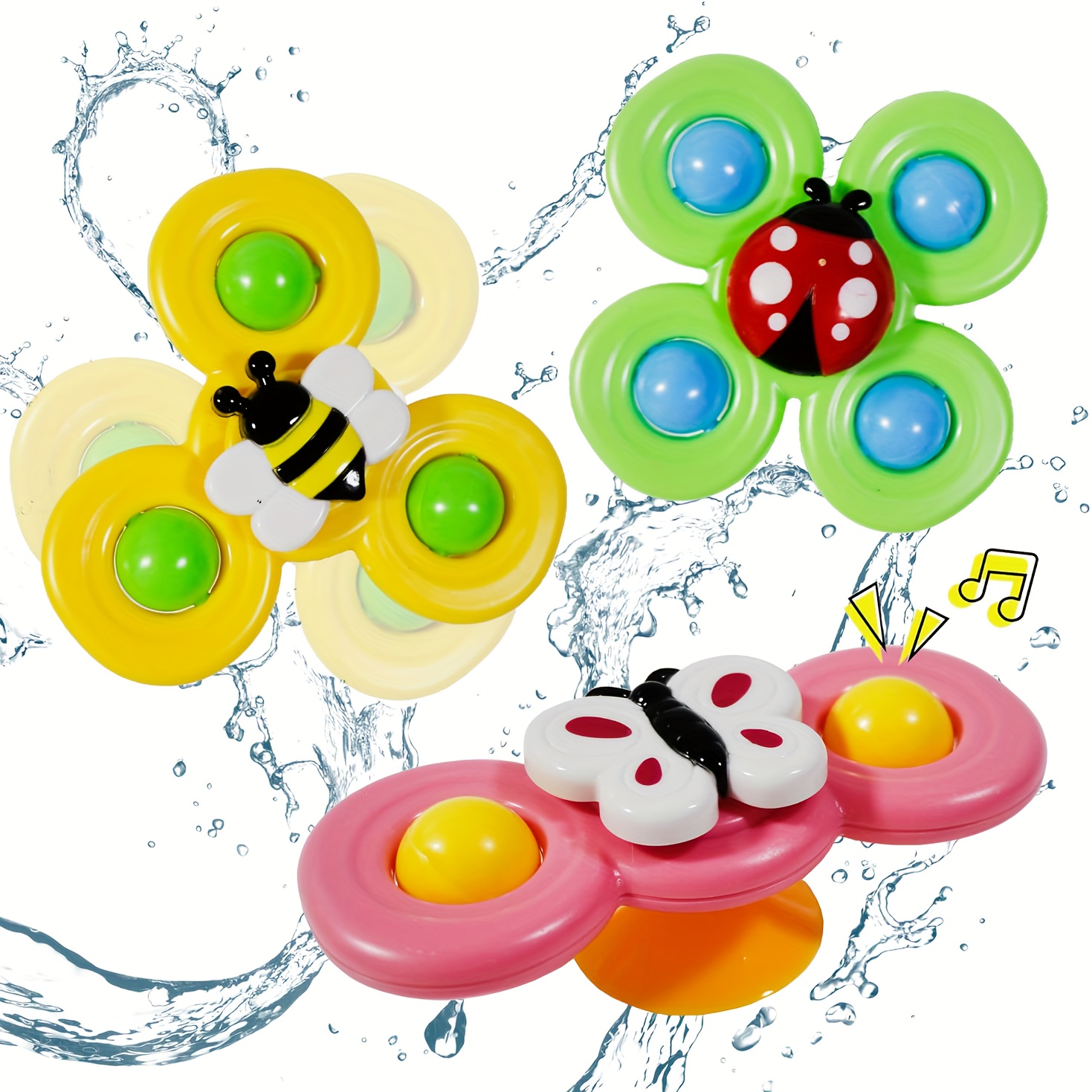 Suction Cup Spinner Toys Sensory Early Education Toys For - Temu