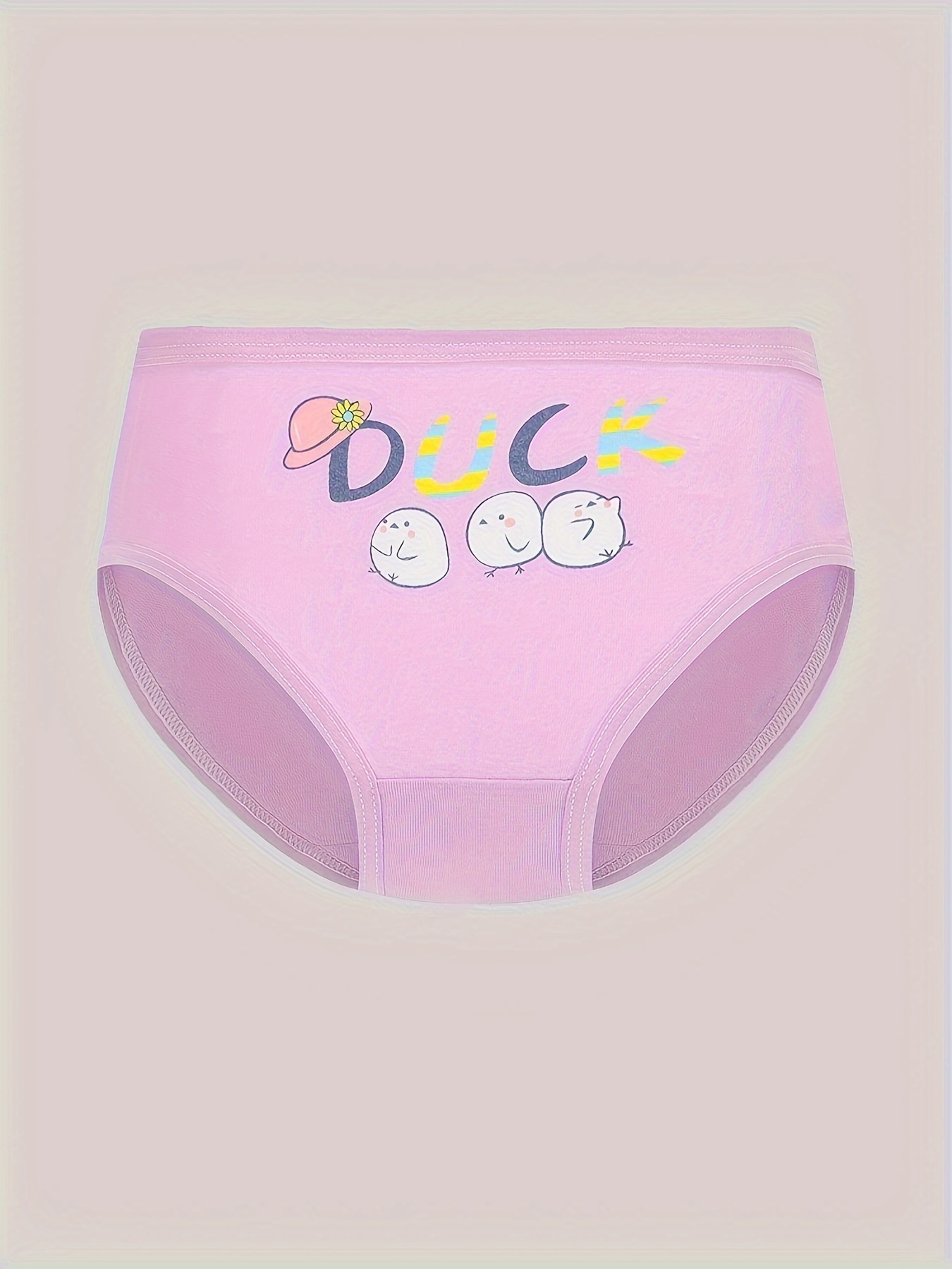 Toddler Girls Briefs Cartoon Print Cute Bottoming Underwear - Temu Germany
