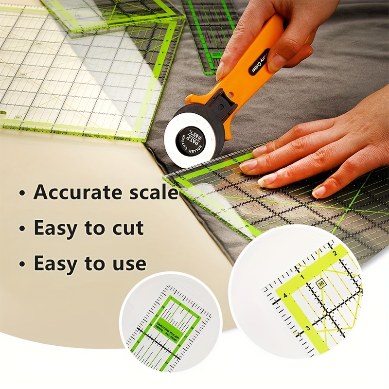 Acrylic Quilting Rulers Ruler For Quilting With Non Slip - Temu