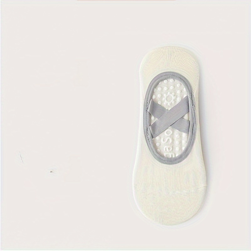 Women's Non Slip Yoga Socks with Cross Straps