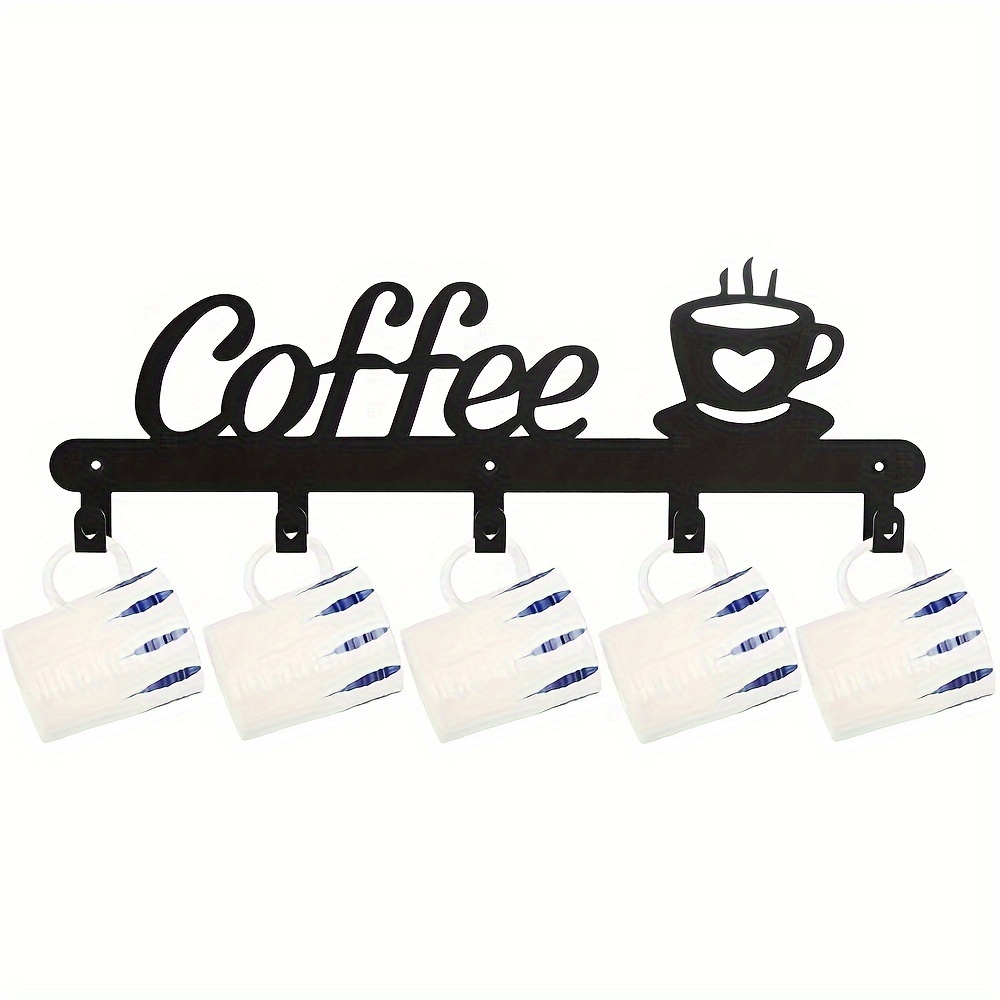 Mug Hooks Iron Coffee Cup Mug Holder Home Desktop Mug - Temu