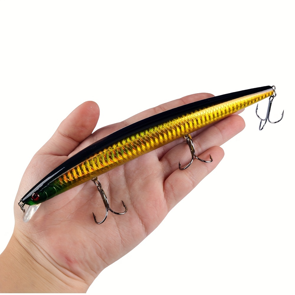 16 Colors 18cm 24g Minnow Fishing Lure Laser Crankbait Hard Artificial Bait  Plastic Big Fake Fish Lures Sea Fishing Bait