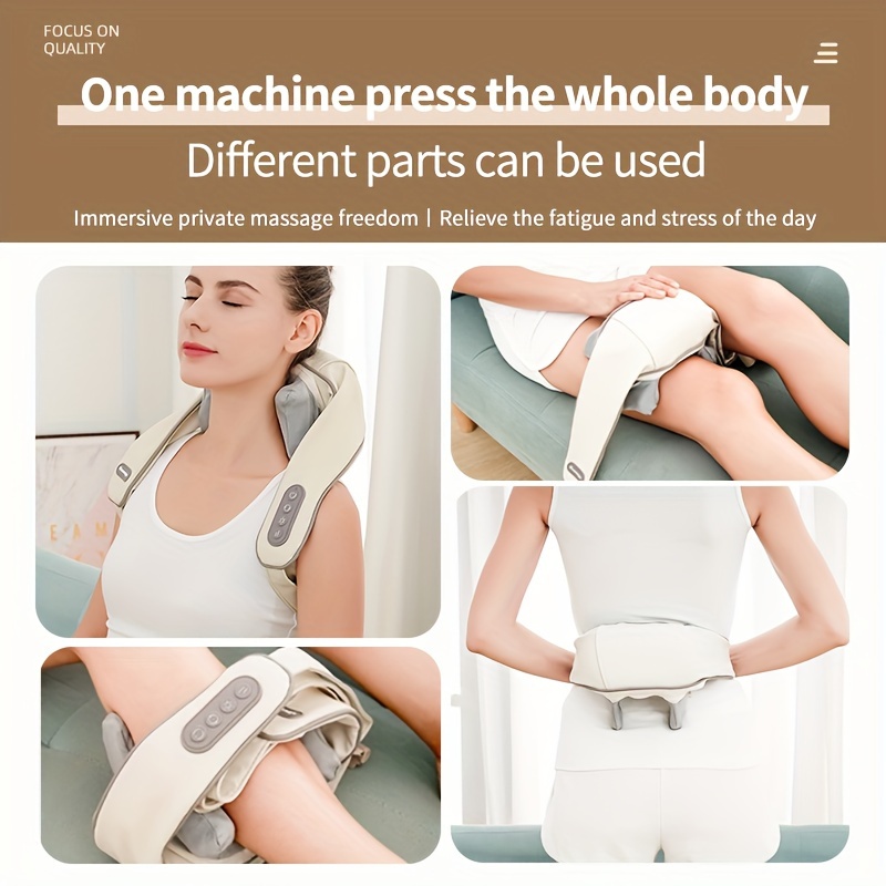 Quality neck back massage machine Designed For Varied Uses