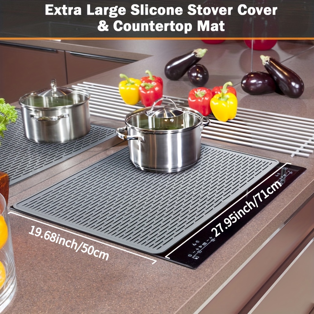 Silicone Stove Top Covers For Electric Stove Stovetop Cover - Temu