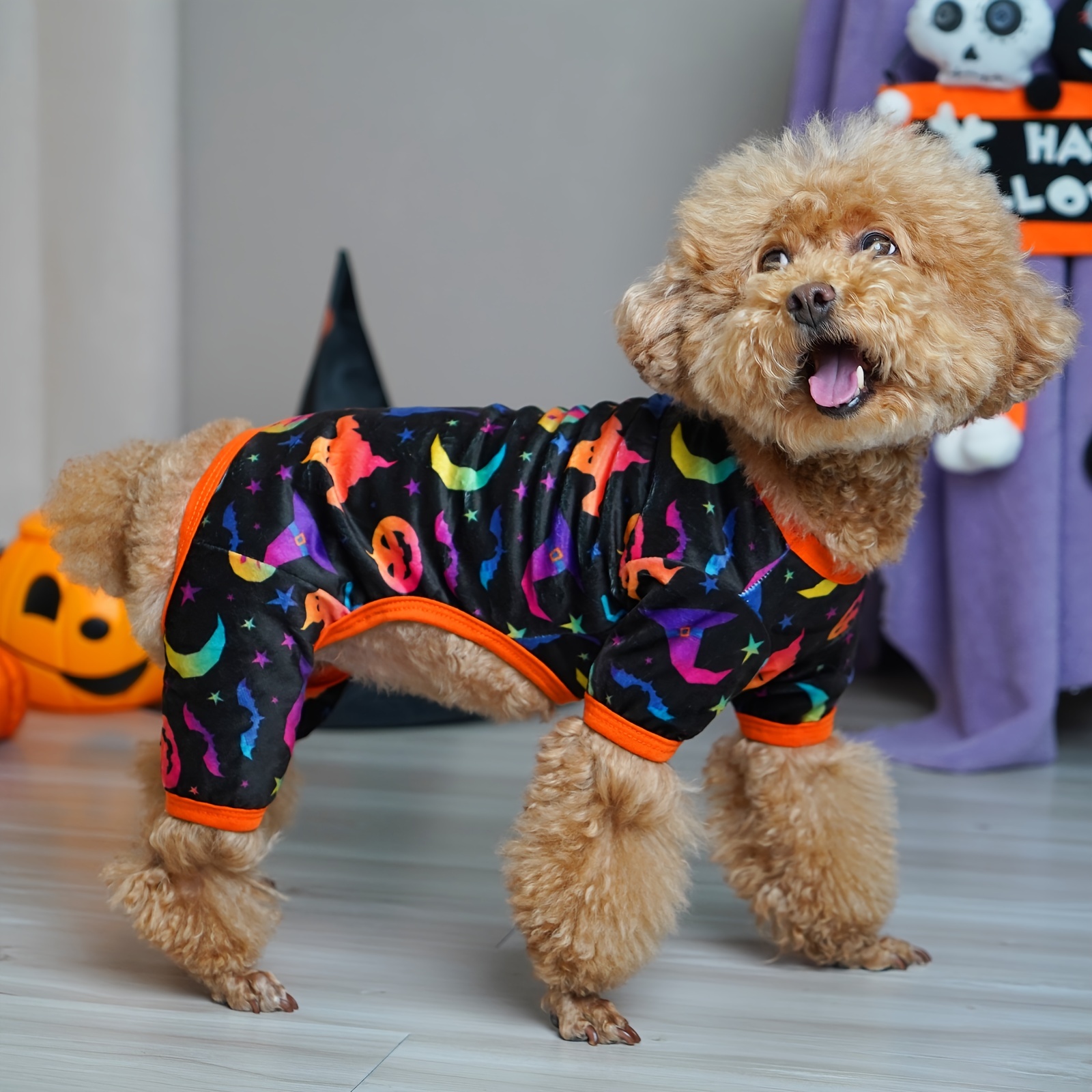 Halloween Pet Costume Funny Pumpkin Dog Cosplay Clothes Autumn Winter Pet  Clothes For Dogs And Cats Festival Party Dress Up Apparel - Temu