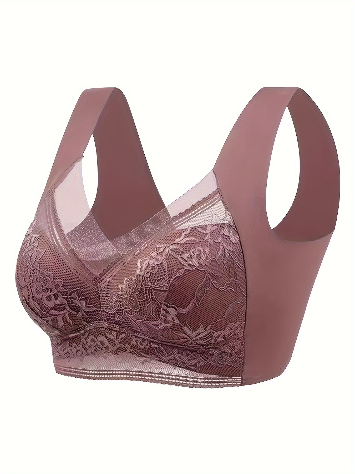 5pcs Floral Lace Decor Sports Bra For Women, Comfy Breathable Full Coverage  Wirefree Yoga Bra, Women's Activewear – MALAYSIAN SUPERMARKET UK