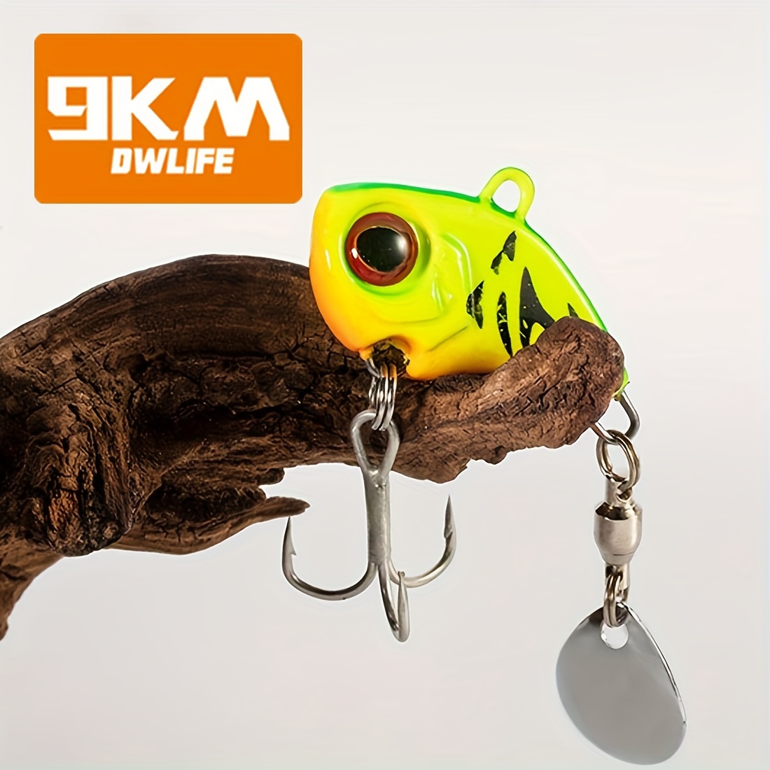 9km Vib Spoon Fishing Lure Metal Sinking Lure Bass Fishing - Temu