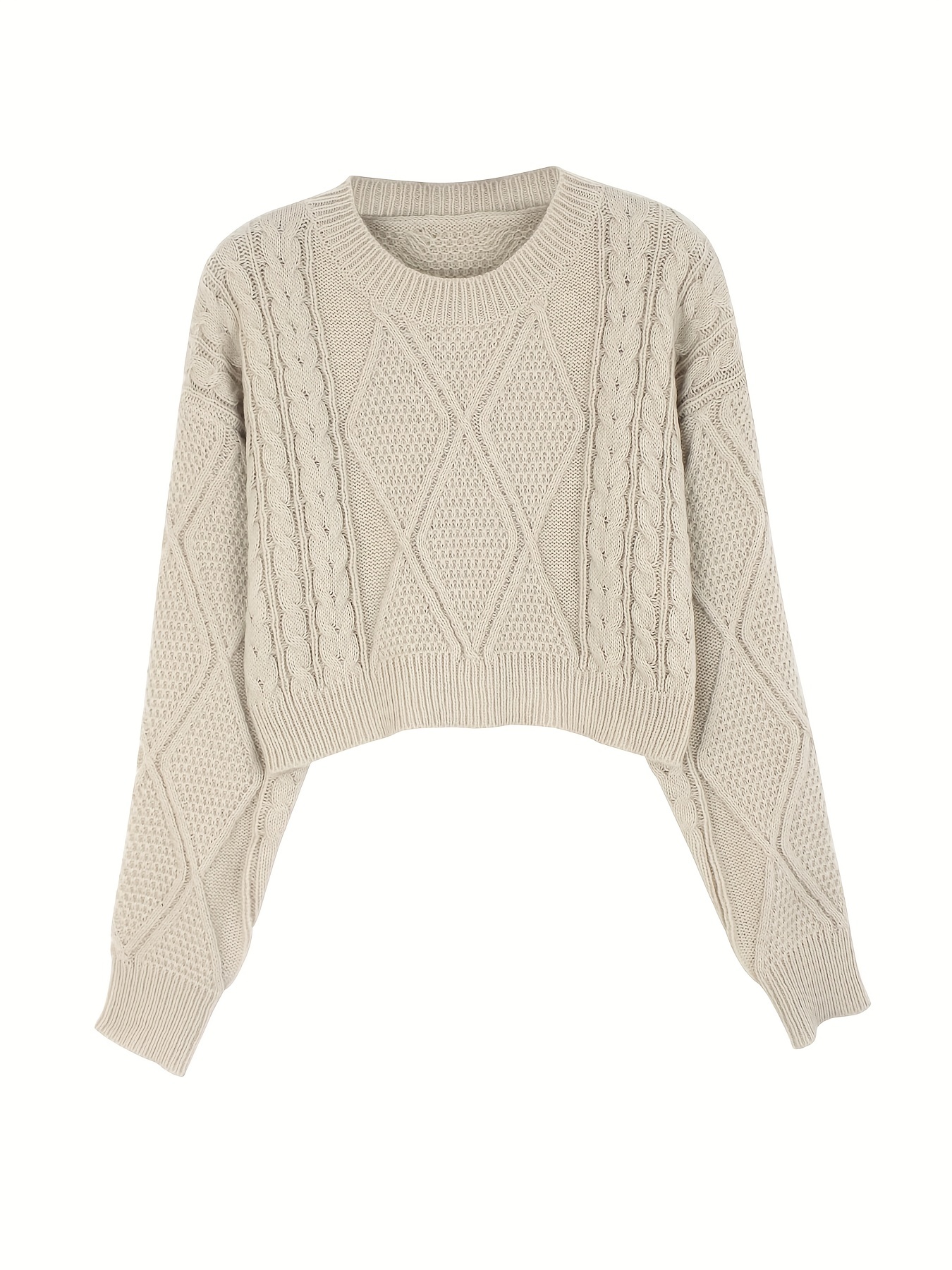 Lana Twist Front Crop Sweater- Mocha