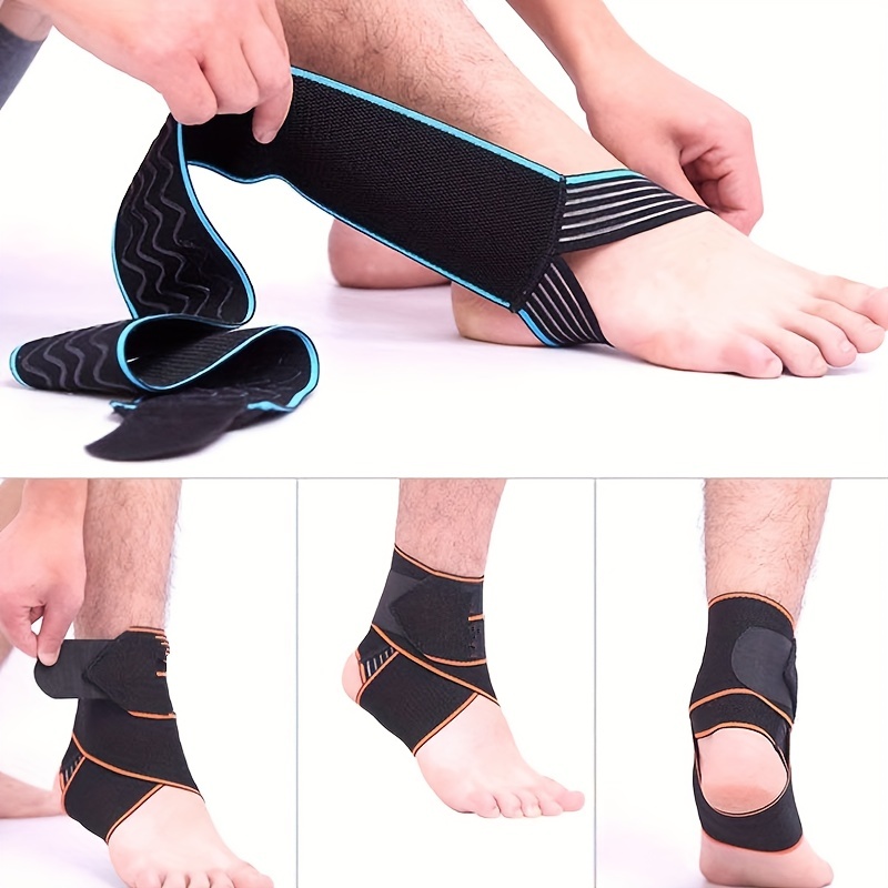 Bodyprox Tobillera de apoyo para el tobillo, tobilleras de compresión  ajustables para protección deportiva, talla única para hombres y mujeres