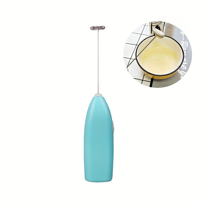 Electric Milk Frother Blue