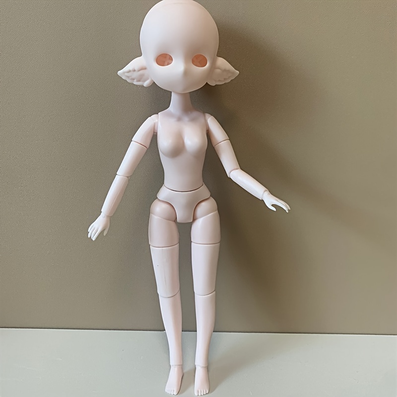 BJD Doll Simulation Doll For People ,Cute Kawaii BJD Doll For Boys Girls  Gift, The Top Can Be Opened, 18 Joints